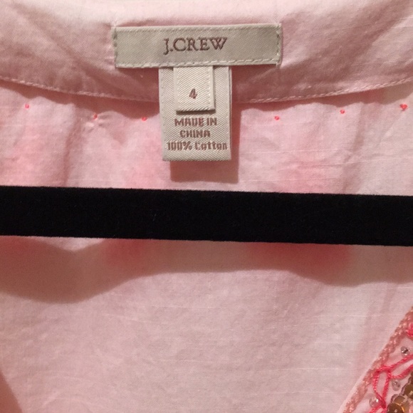 J.Crew Pink tassel top - Picture 2 of 5